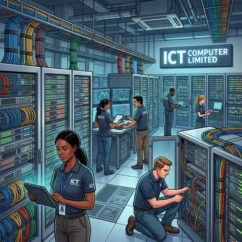 Server Room at ICT COMPUTER LIMITED: Advanced Technology Hub