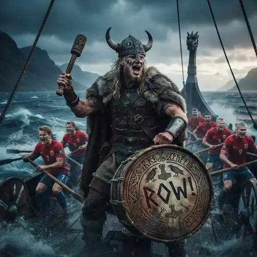 Norway Soccer Team Rowing for World Cup 2026