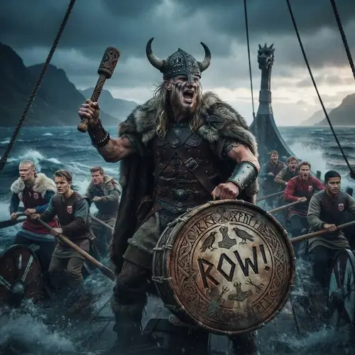 Norway 2026 World Cup Soccer Team as Vikings