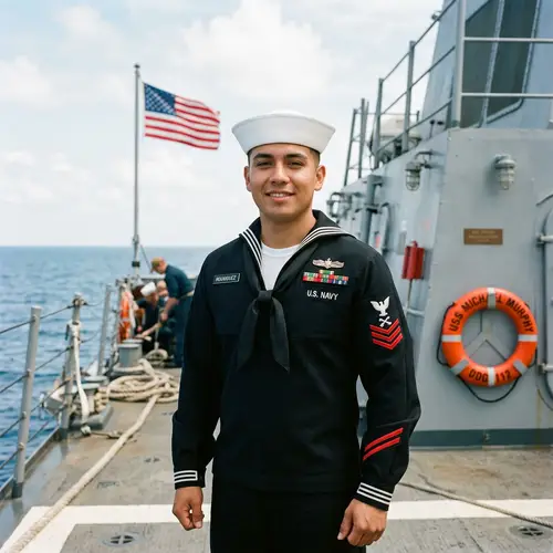 Navy Enlisted Portrait - Professional Military Photos