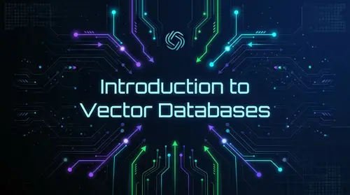 Futuristic Presentation Slide Design - Vector Databases