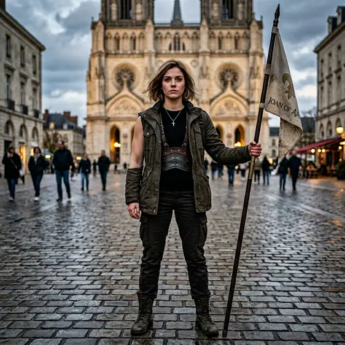 Modern Joan of Arc: A Photorealistic Interpretation