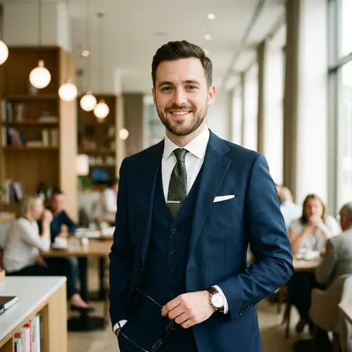 Portrait of a Distinguished Man in Realistic Style