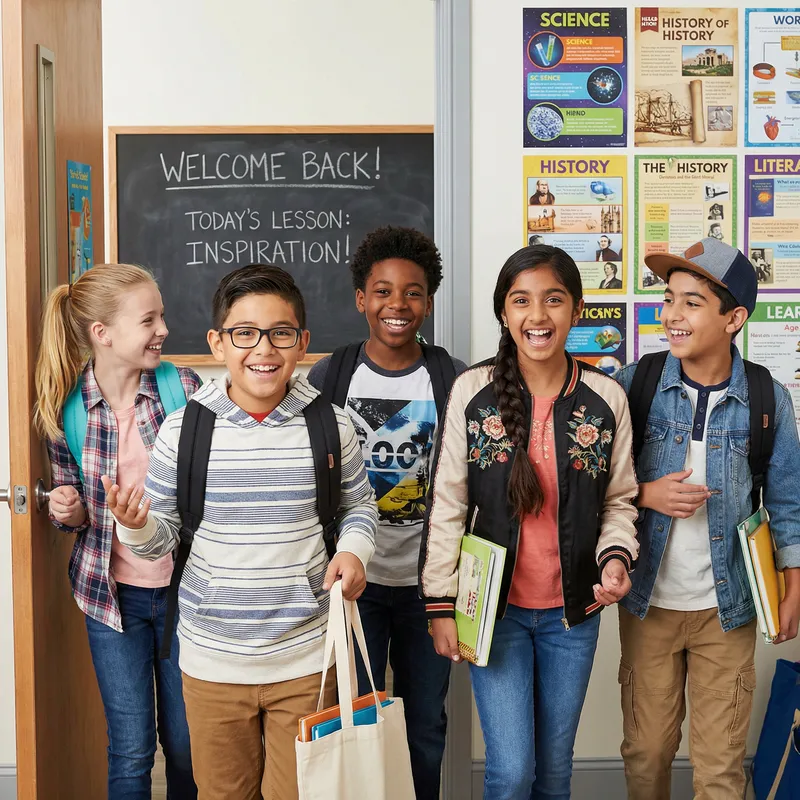 Inspired Students Return to Classroom with Smiles and Energy
