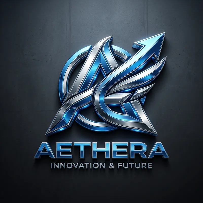 Intricate 3D Logo Design with Dynamic Geometric Concepts