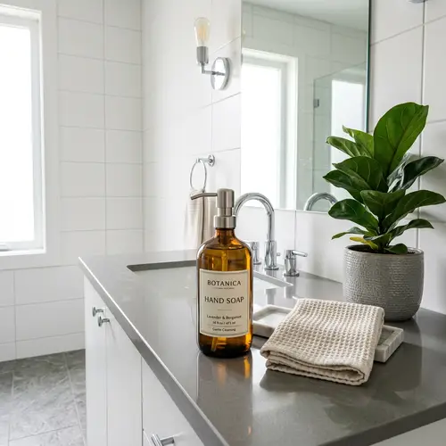 Elegant Hand Soap Dispenser for Stylish Washrooms