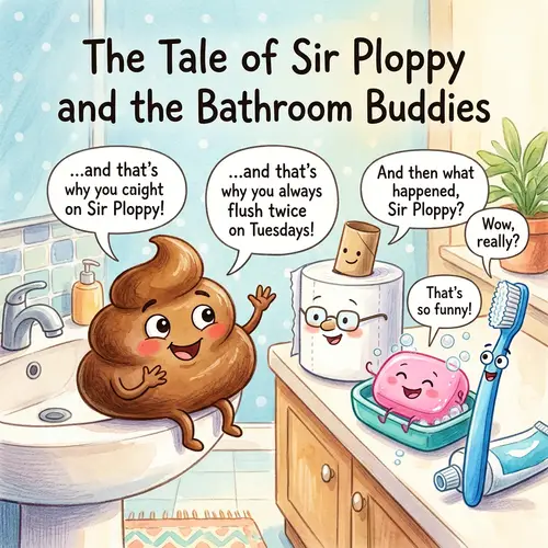 Talking Poop Animated Tale | Family-Friendly Humorous Conversation