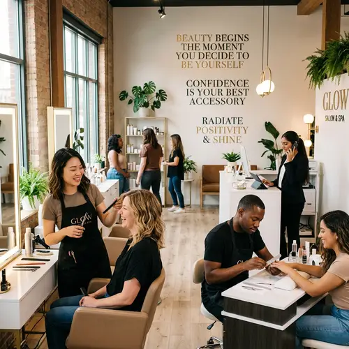 Multicultural Beauty Salon: Expert Hair Stylist, Manicurist & Receptionist