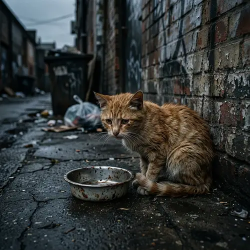 Sad Hungry Cat: A Heartfelt Appeal