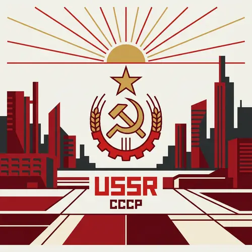 Minimalist USSR Design | Soviet Era Nostalgia meets Modern Style