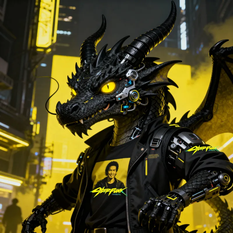 Cyberpunk 2077 Jackie Welles Dragon Portrait