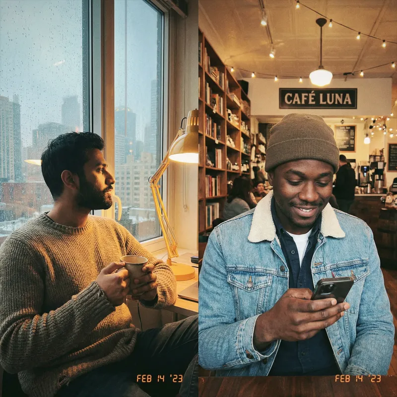 Heartfelt Gay Long-Distance Relationship Photo Inspired by Nan Goldin