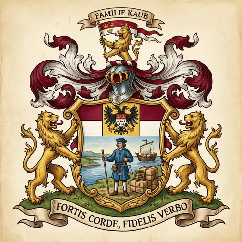 Noble Family Crest of Köln - Heraldic Designs