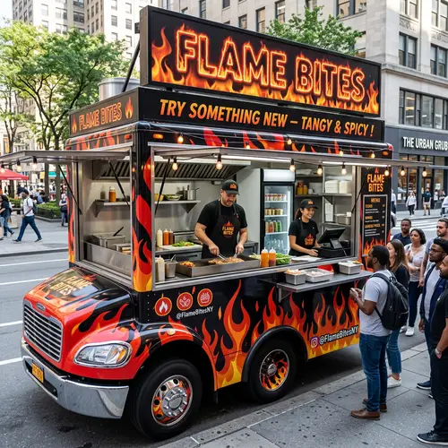 Flame Bites Food Truck: Spicy & Tangy Flavors