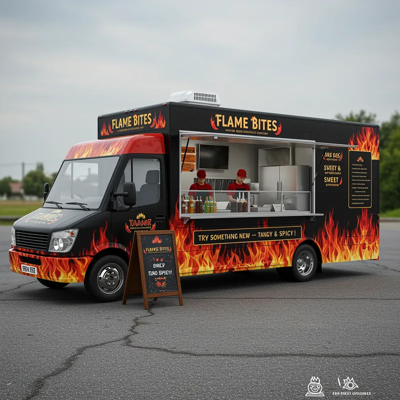 Flame Bites Food Truck: Spicy & Tangy Flavors Flame Bites Food Truck: Spicy & Tangy Flavors