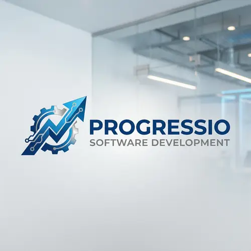Modern Logo Design for Software Company Progressio