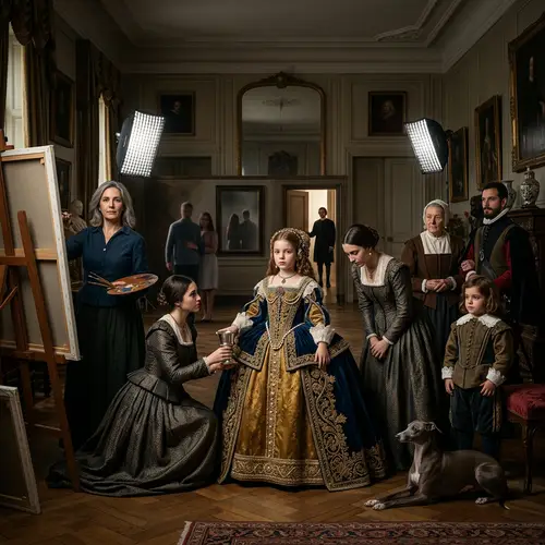 Baroque-Influenced Interpretation of 'Las Meninas'