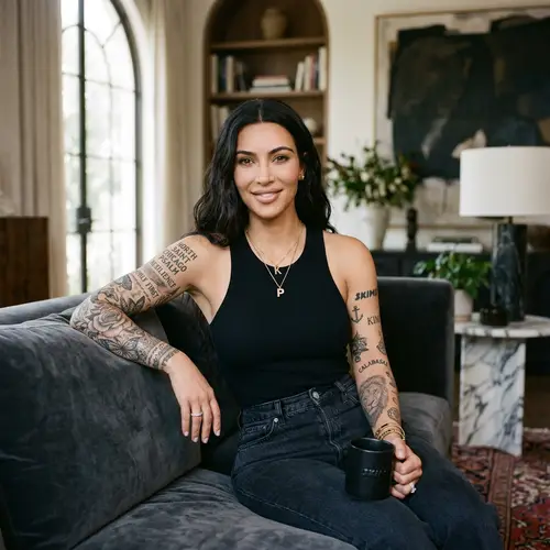 Kim Kardashian's Stunning Tattoo Collection