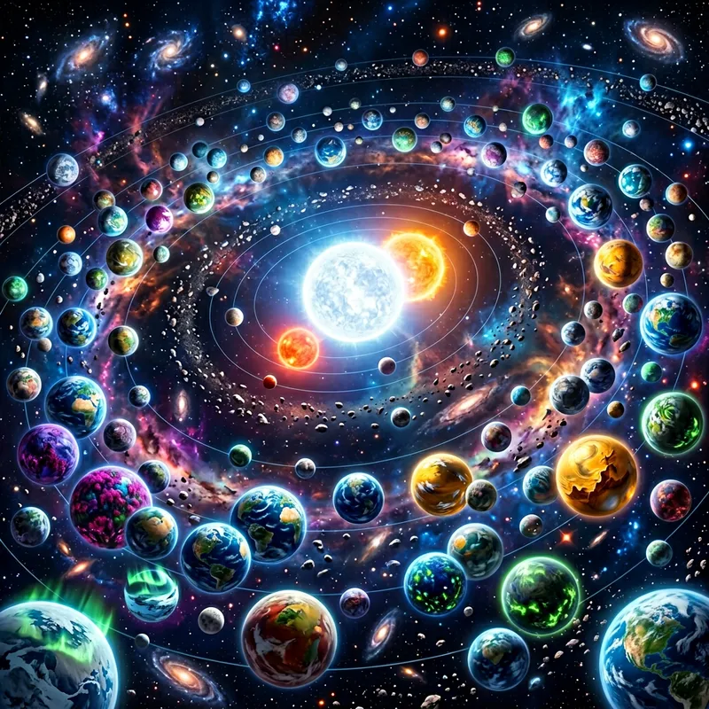 Explore a Stunning Trinary Star System