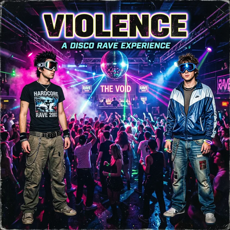 2000s Disco & Rave: Violence Album Cover 2000s Disco & Rave: Violence Album Cover