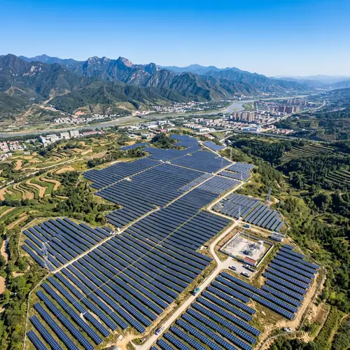 Solar Photovoltaic Panels in LinYou, Baoji, Shaanxi