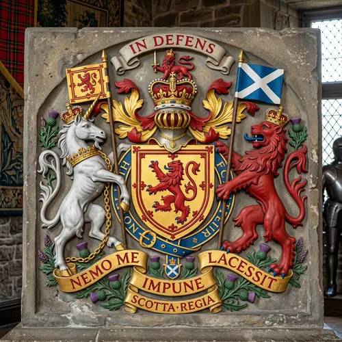 Scottish Royal Family Coat of Arms Design