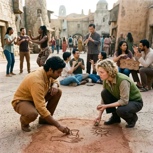 Imaginary World of Non-Verbal Communication | Diverse Ethnic Interactions