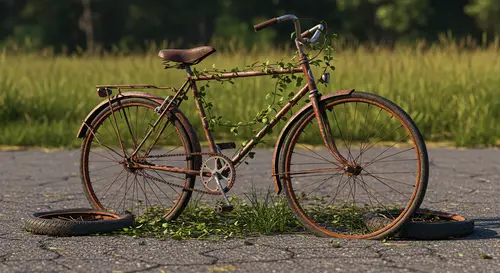 Abandoned Bicycle: A Portrait of Decay