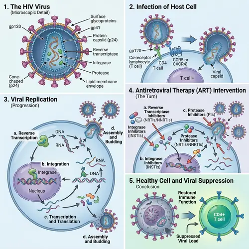 The Journey of HIV & Antiretroviral Therapy