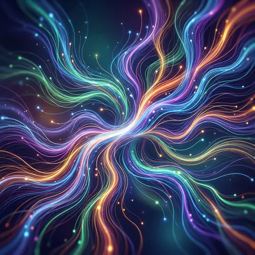 Fluid Data Flow: CentOS Operating System Abstract Visualization