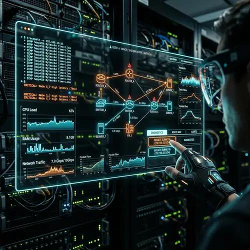 Innovative Network Diagnostics with Augmented Reality