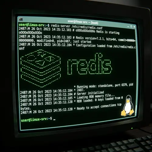 Linux Redis Server Initialization Visualization