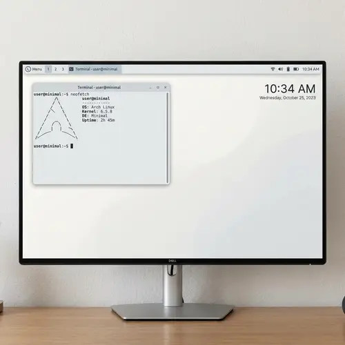 Minimalist Linux Interface: Clean & Aesthetic Design