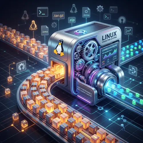 Efficient Linux Operating System Processing Compressed Files