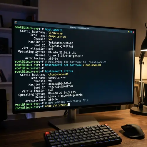 Linux System: Change Hostname Commands