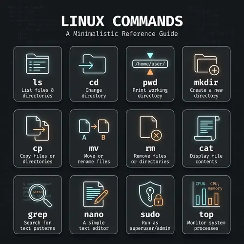 Minimalistic Linux Commands: A Visual Guide