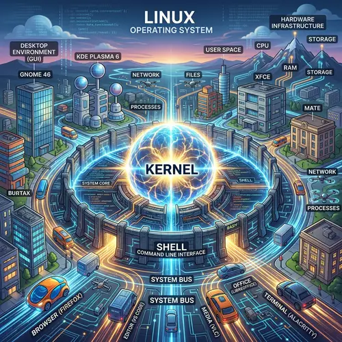 Interactive Linux Operating System Landscape