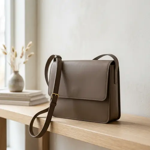 Minimalistic Bag - Sleek Design in Neutral Colors