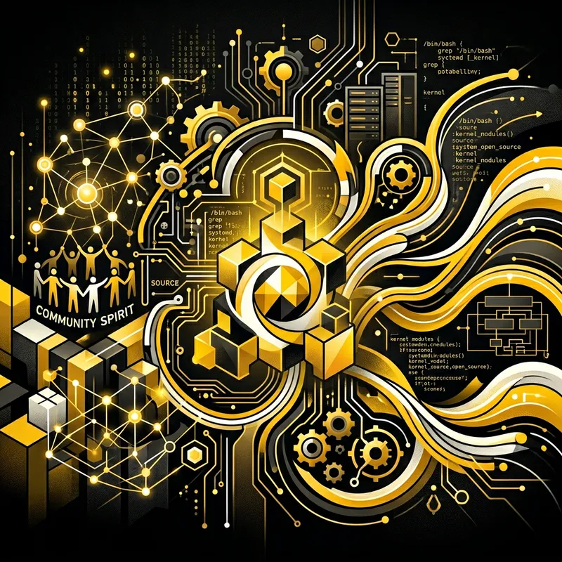 Abstract Linux Art: Innovation with Community Spirit Abstract Linux Art: Innovation with Community Spirit