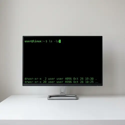 Minimalist Linux Command Image: Sleek Terminal Design