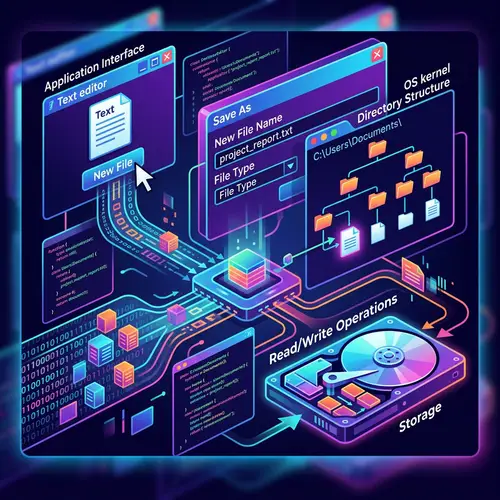 File Creation Process in Operating System: Data Blocks, File Structures, Code Sequences