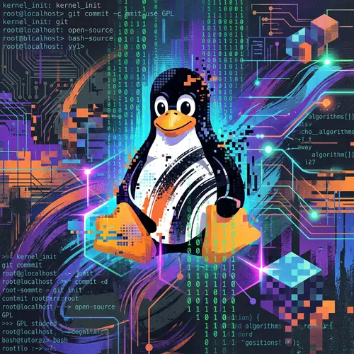 Linux-Inspired Abstract Digital Representation