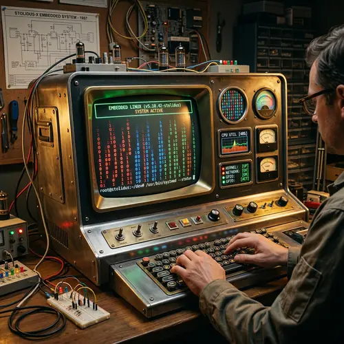 Embedded Linux Retrofuturism: Futuristic OS on Old Computer