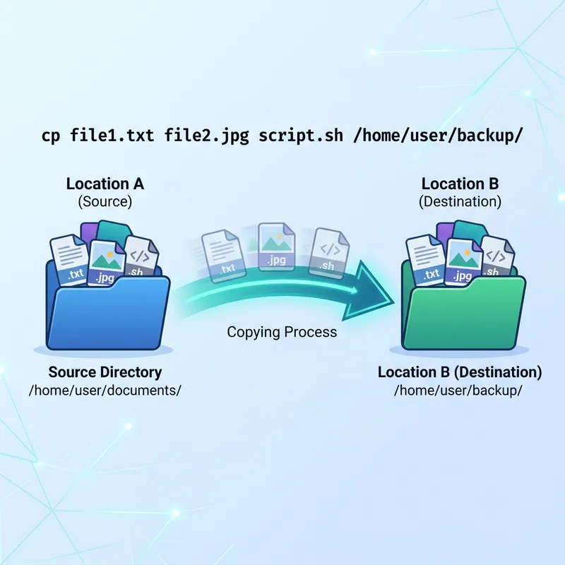 Linux Replication: Copy from A to B - File Copy Command