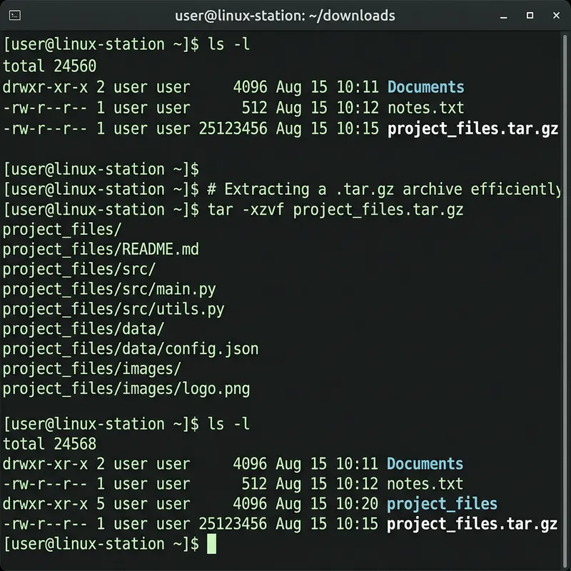 Efficient File Extraction with Unix Terminal Commands | Linux Tricks