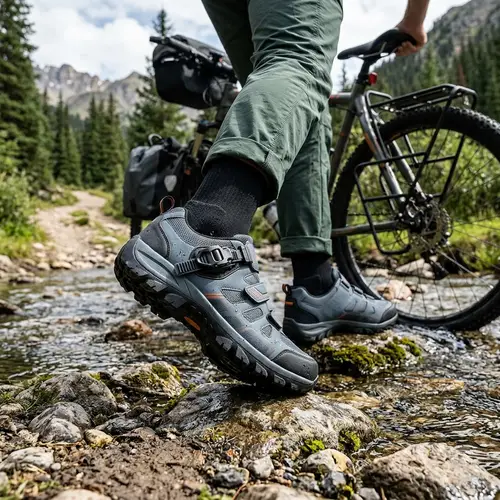 Durable Unisex Cycling Shoes for Leisure & Assisted Biking