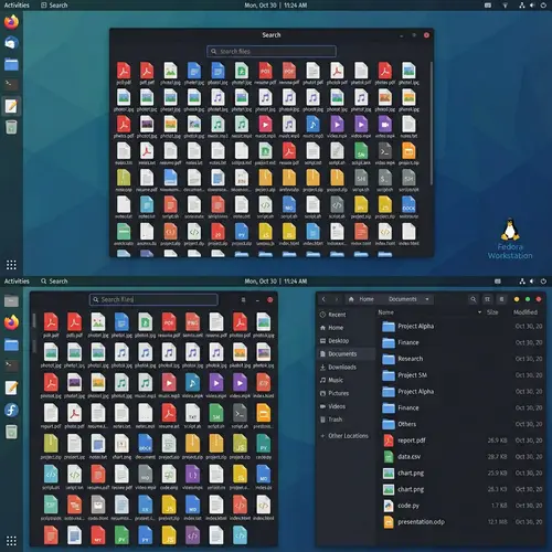 Diverse File Types in Minimalist Linux Environment