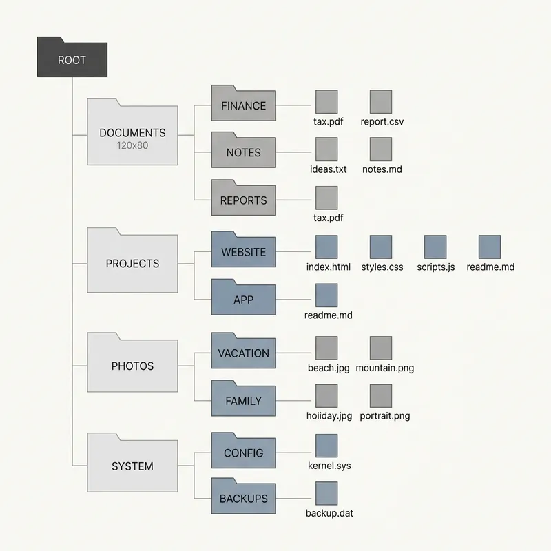 Minimalist File System: Sleek Design