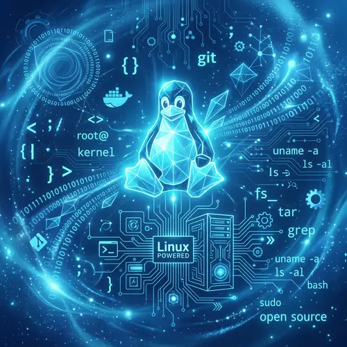Linux Operating System Abstract Designs for Computer Enthusiasts