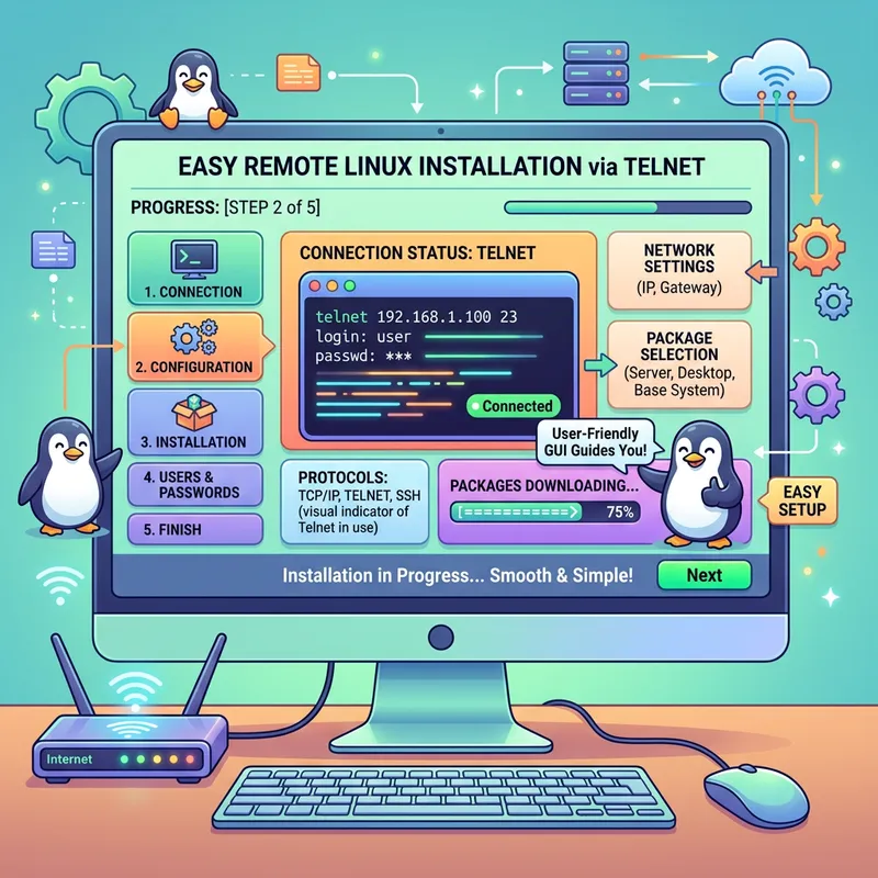 Simplified Linux Installation Using Telnet - Complete Guide